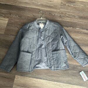 Boys cat and Jack new with tags size 6 zip up jacket